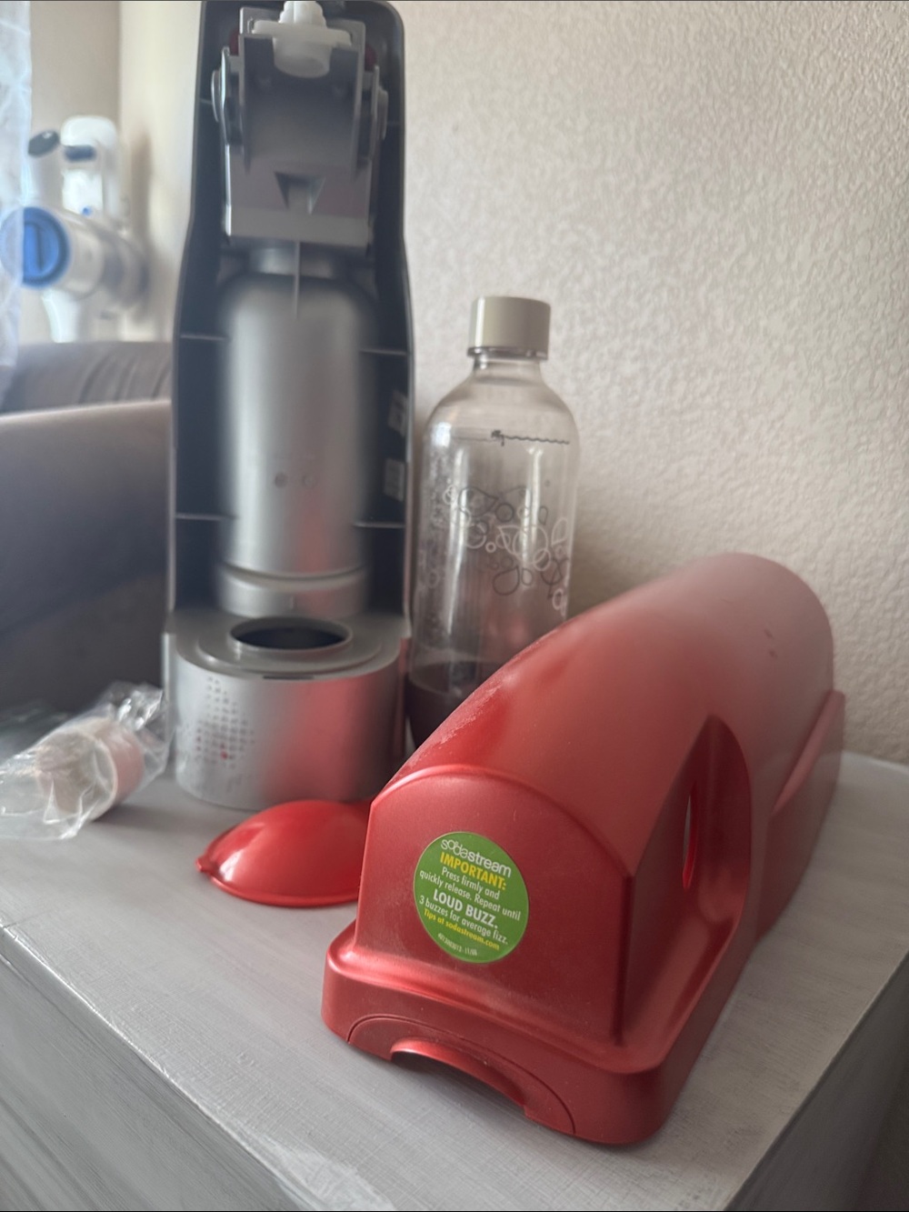 SodaStream Red Sparkling Water Maker Accessory Cover